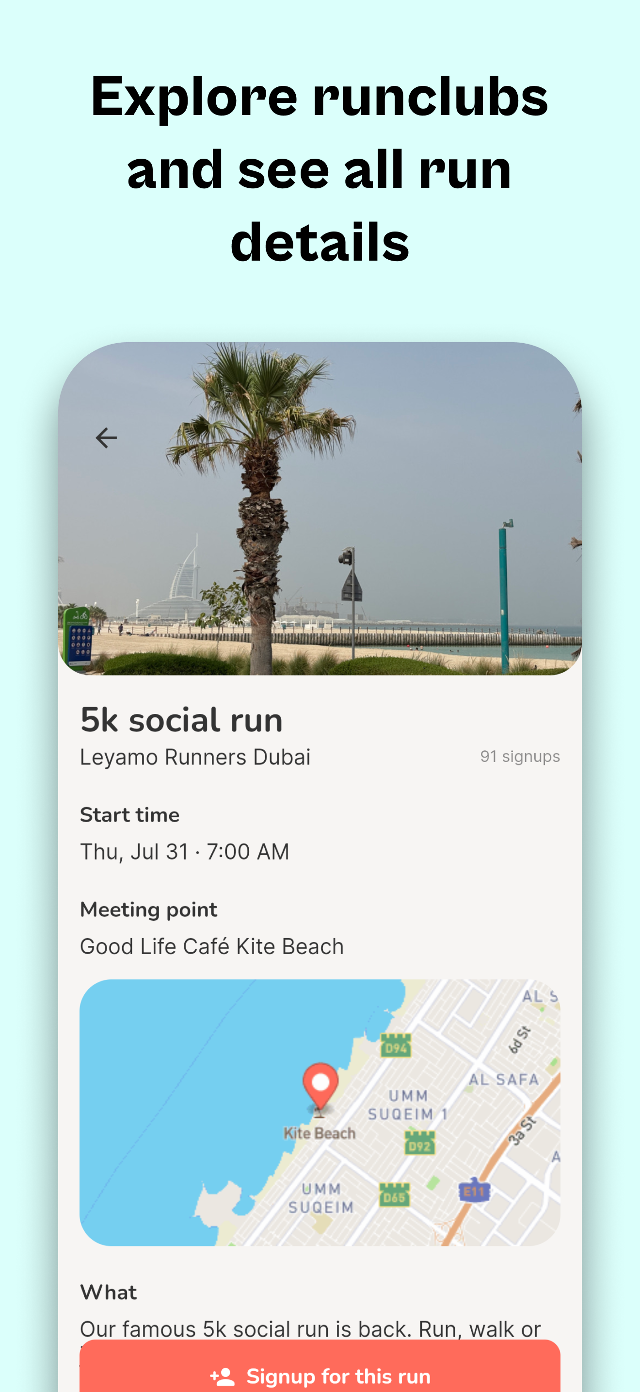 App screenshot of a chat interface